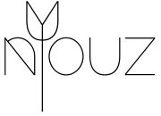 Logo et typographie du groupe de jazz Nyouz